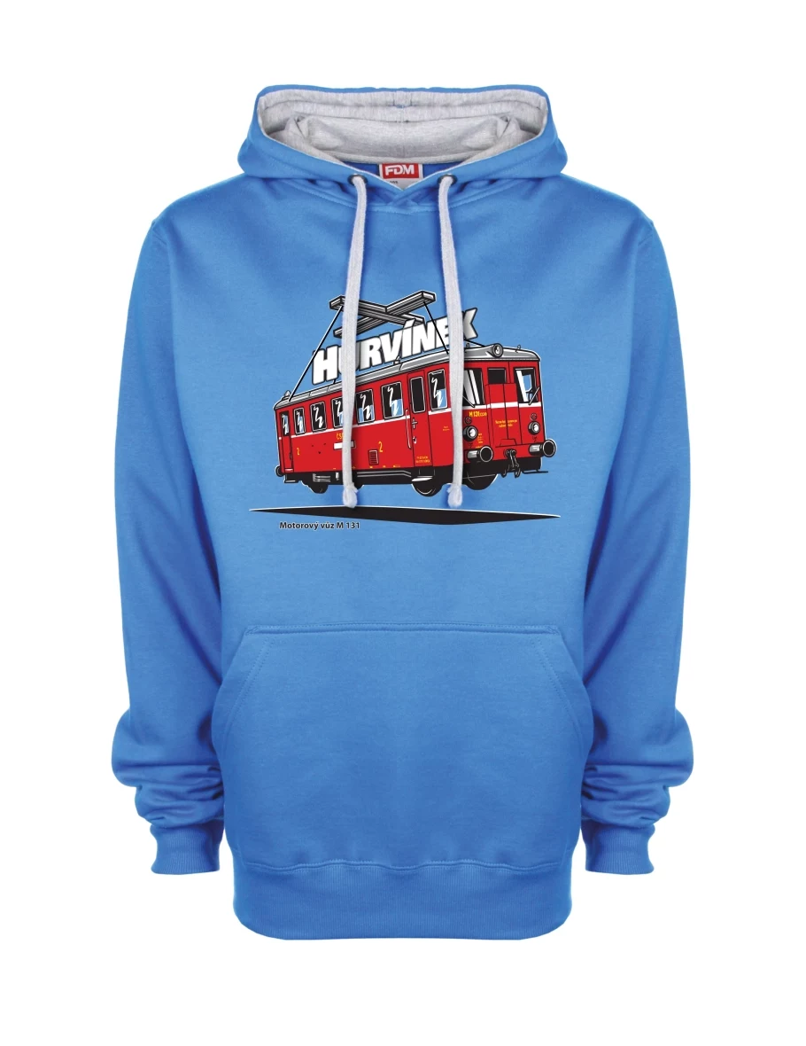 Felpa grigio-blu Automotrice M 131 “Hurvínek”