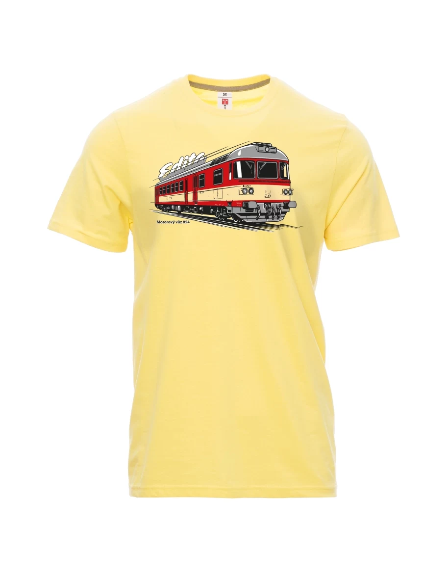 Maglia da uomo giallo chiaro Automotrice 854