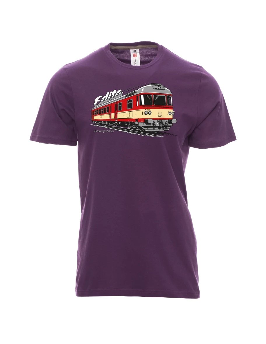 Maglia da uomo viola Automotrice 854