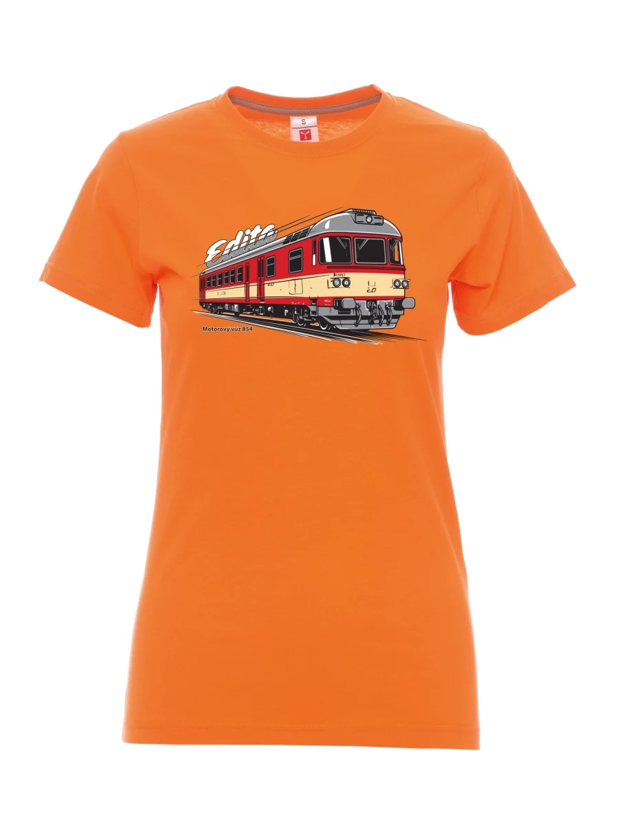 Maglia da donna arancione Automotrice 854