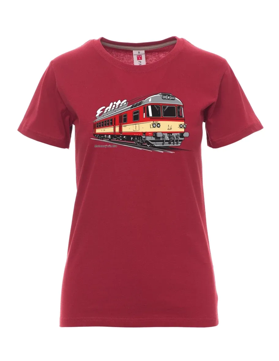 Maglia da donna colore bordeaux Automotrice 854