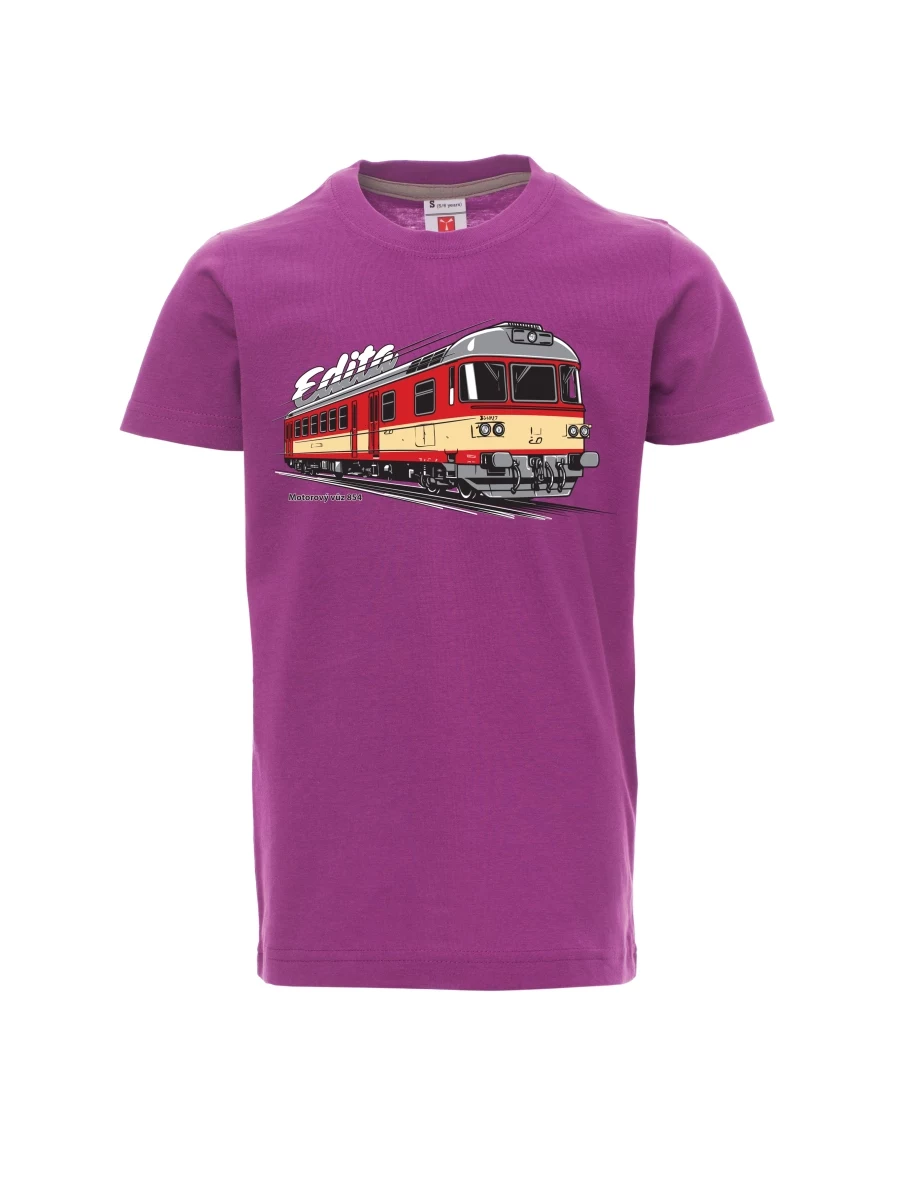 Maglia da bambino viola Automotrice 854