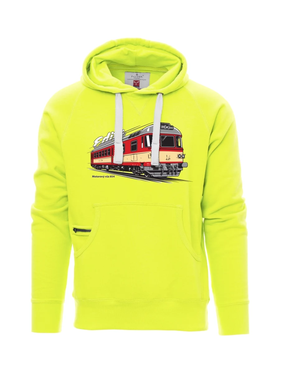 Felpa da uomo fluorescente Automotrice 854