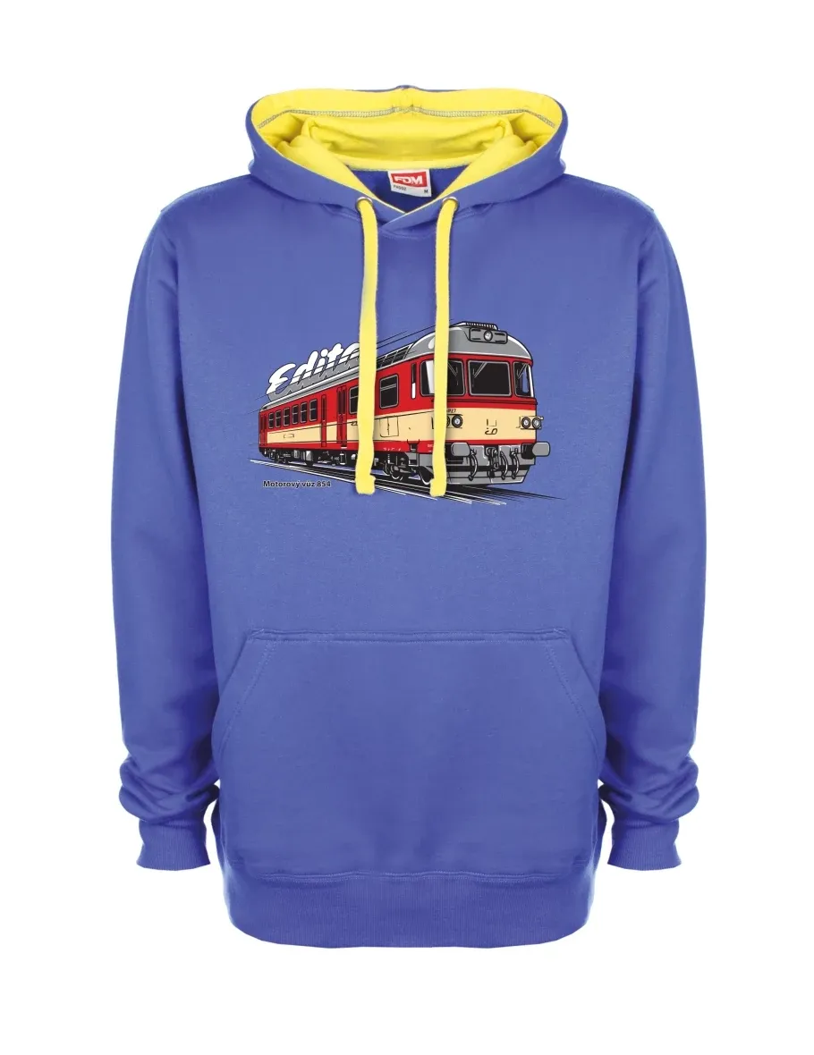 Felpa giallo-blu Automotrice 854