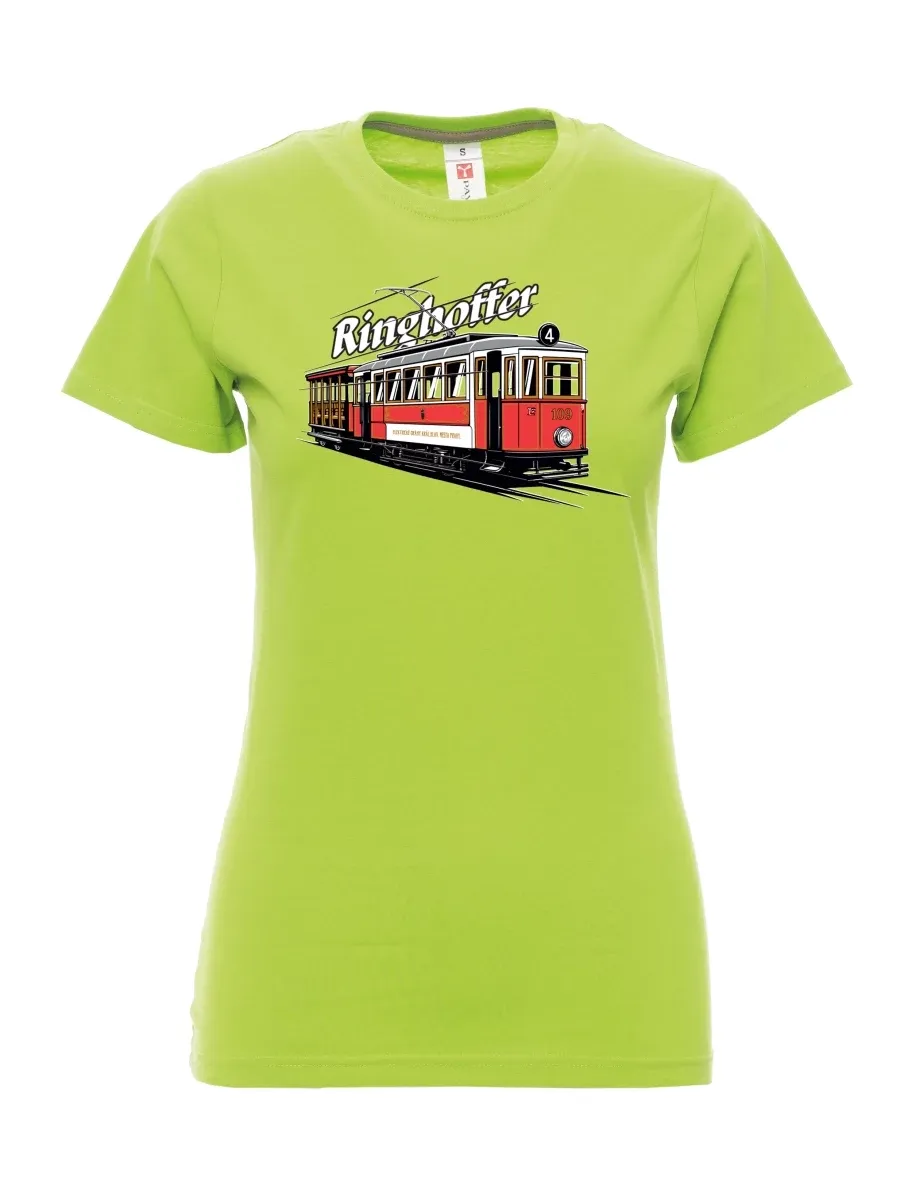 Maglia da donna colore lime Tram Ringhoffer