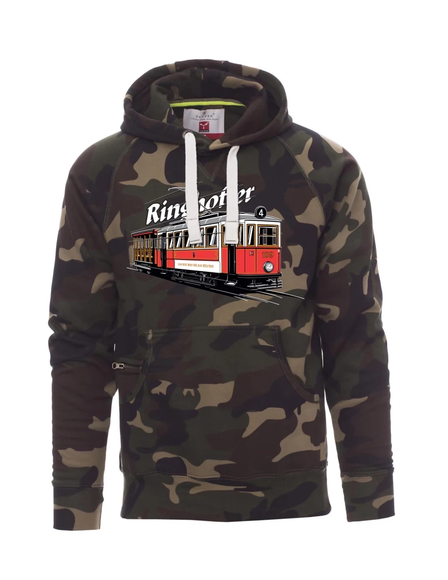 Felpa da uomo camuffare Tram Ringhoffer