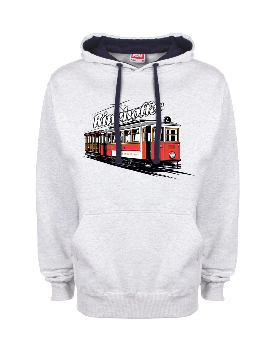 Felpa blu-grigio Tram Ringhoffer