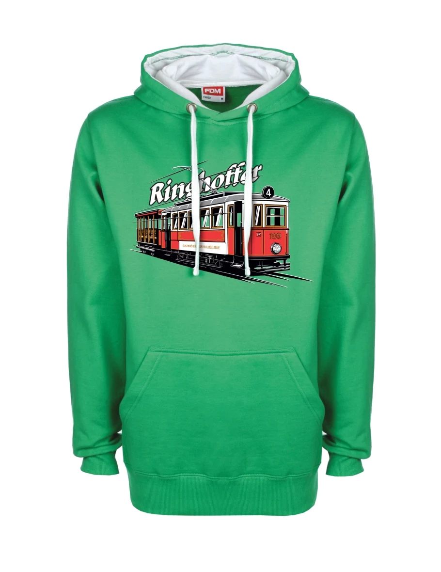 Felpa bianco-verde Tram Ringhoffer