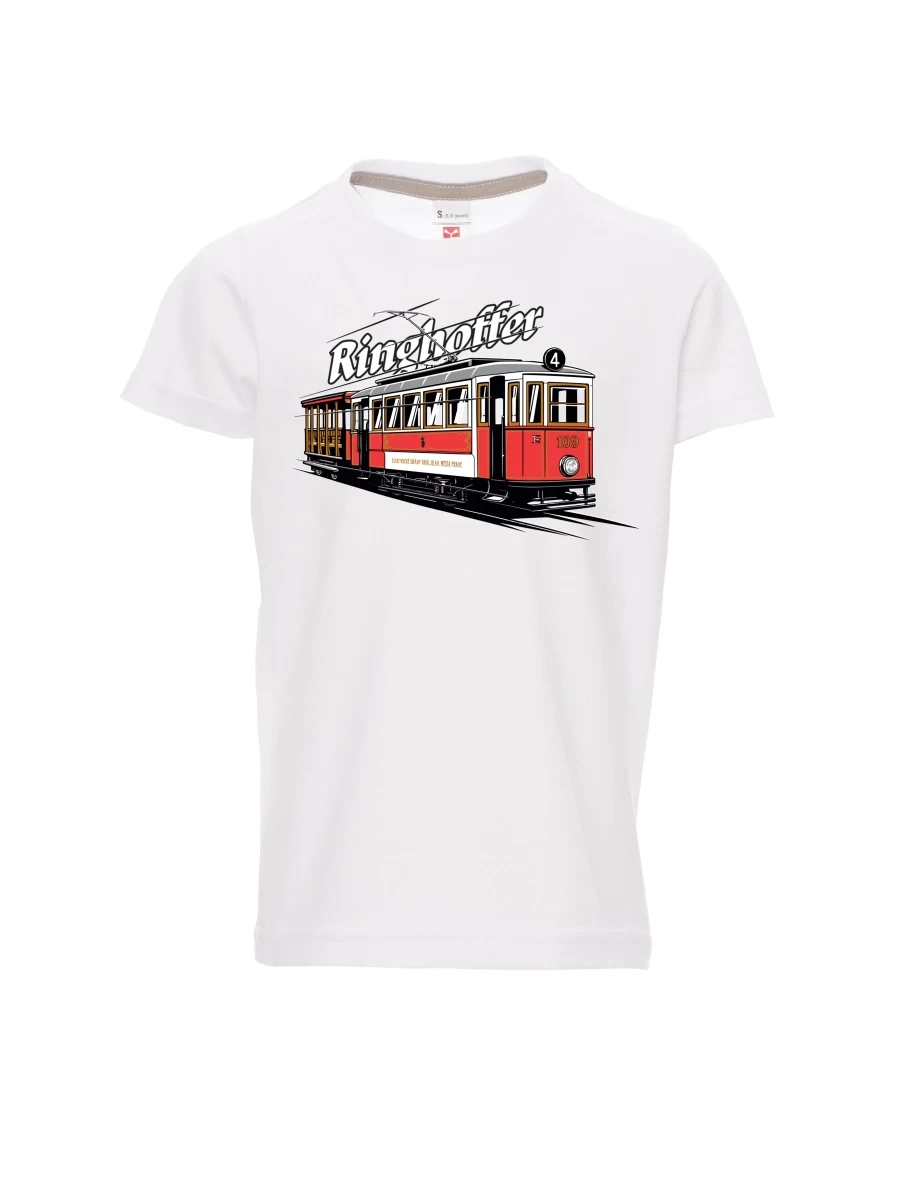 Maglia da bambino bianca Tram Ringhoffer
