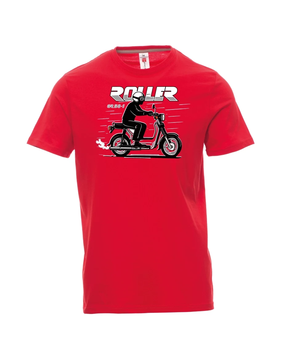 Maglia da uomo rossa Scooter SR 50/1 Roller