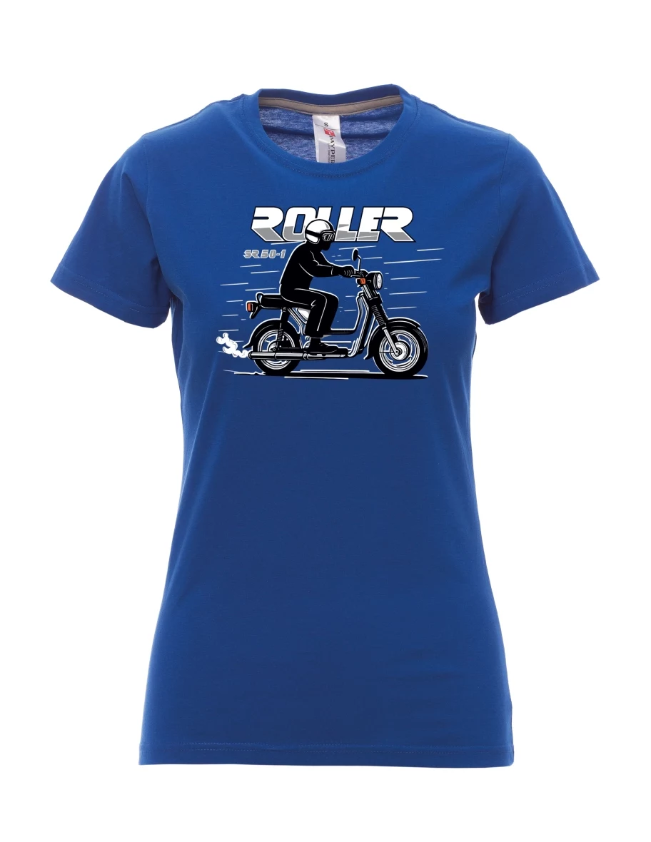 Maglia da donna blu reale Scooter SR 50/1 Roller