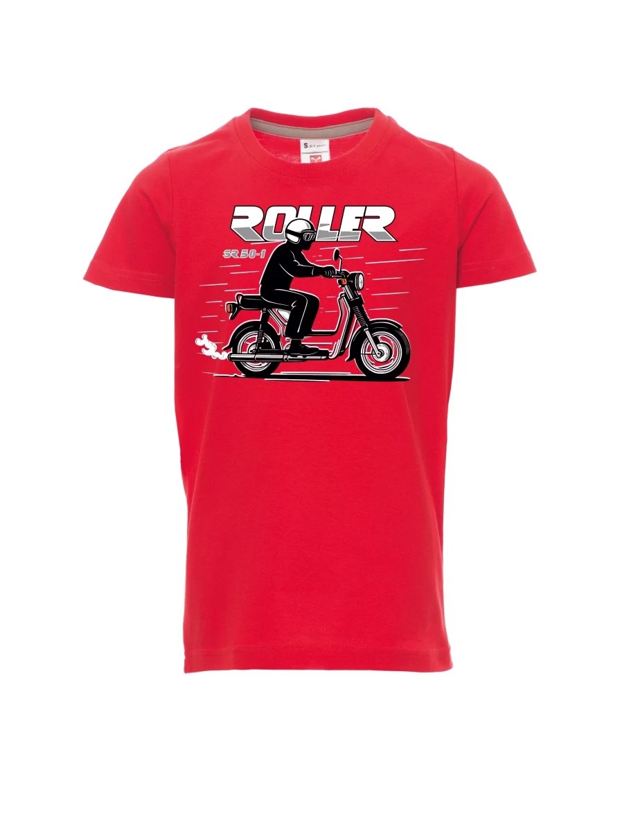Maglia da bambino rossa Scooter SR 50/1 Roller