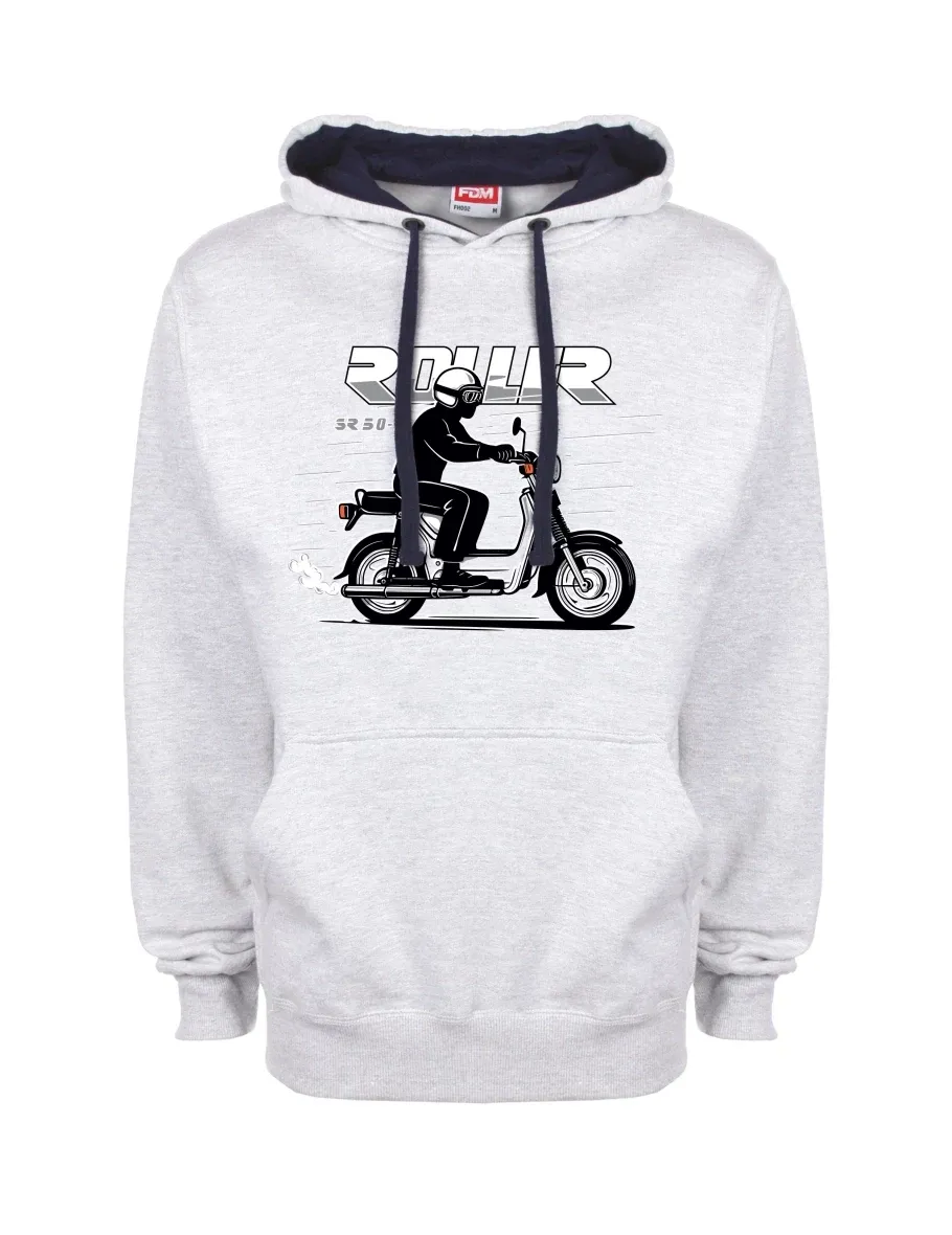 Felpa blu-grigio Scooter SR 50/1 Roller