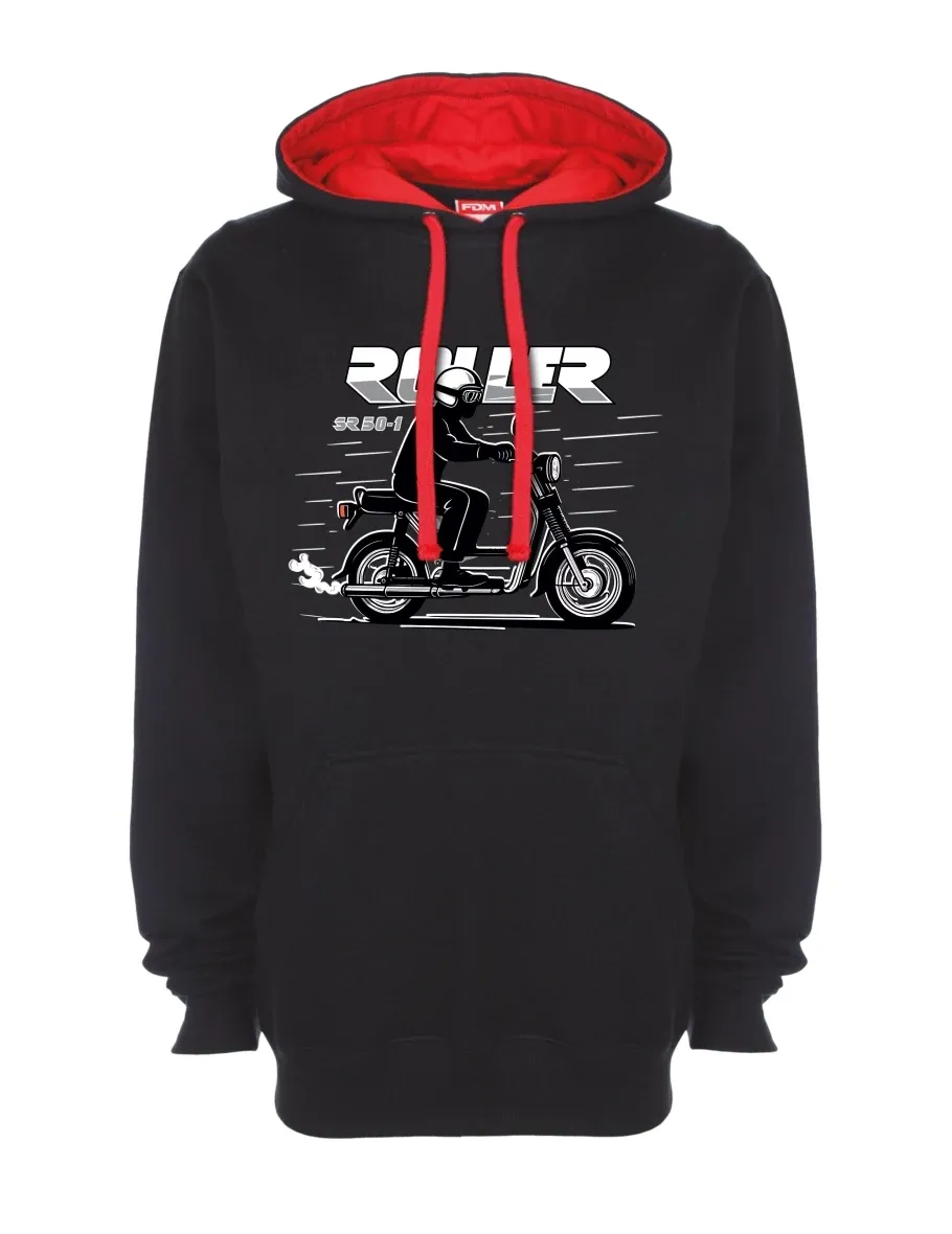 Felpa rosso-nera Scooter SR 50/1 Roller