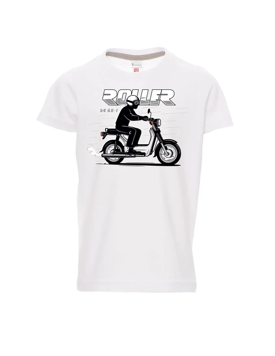 Maglia da bambino bianca Scooter SR 50/1 Roller