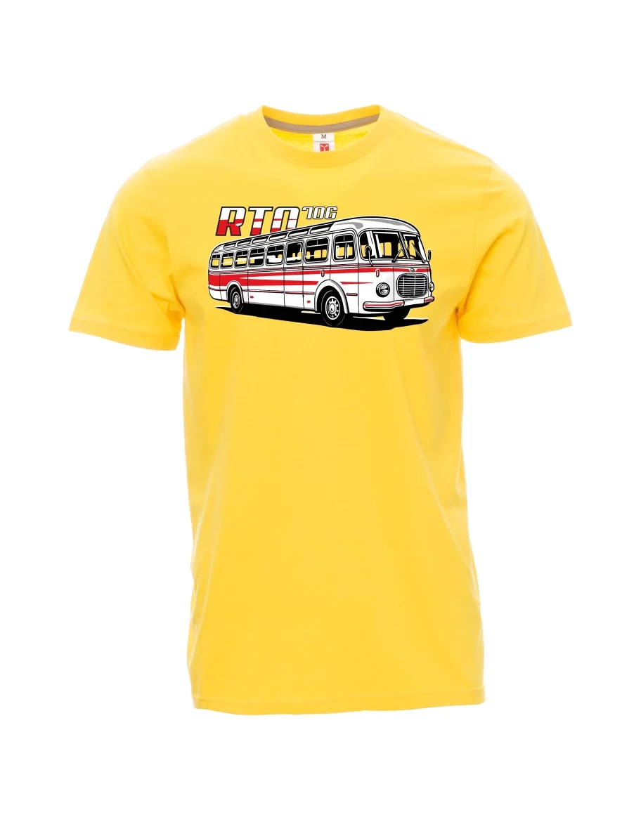 Maglia da uomo gialla Autobus RTO 706