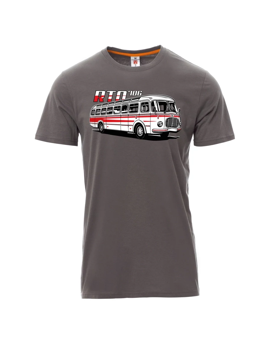 Maglia da uomo grigia Autobus RTO 706