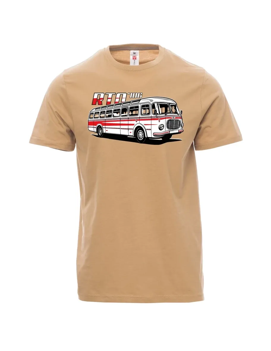 Maglia da uomo marrone Autobus RTO 706