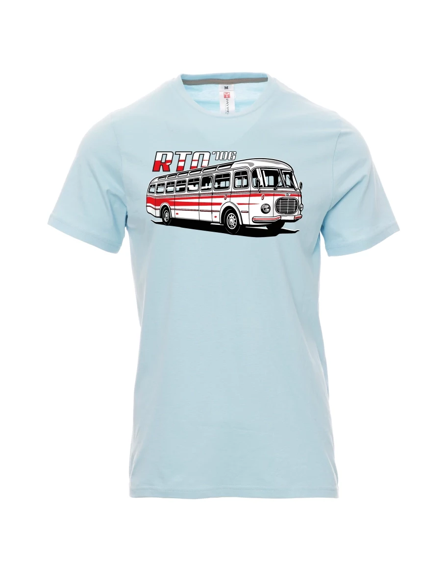 Maglia da uomo blu pallido Autobus RTO 706