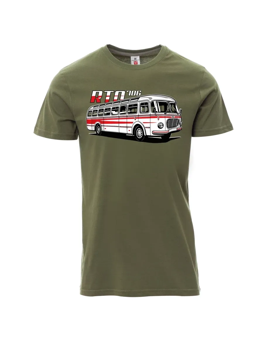 Maglia da uomo cachi Autobus RTO 706