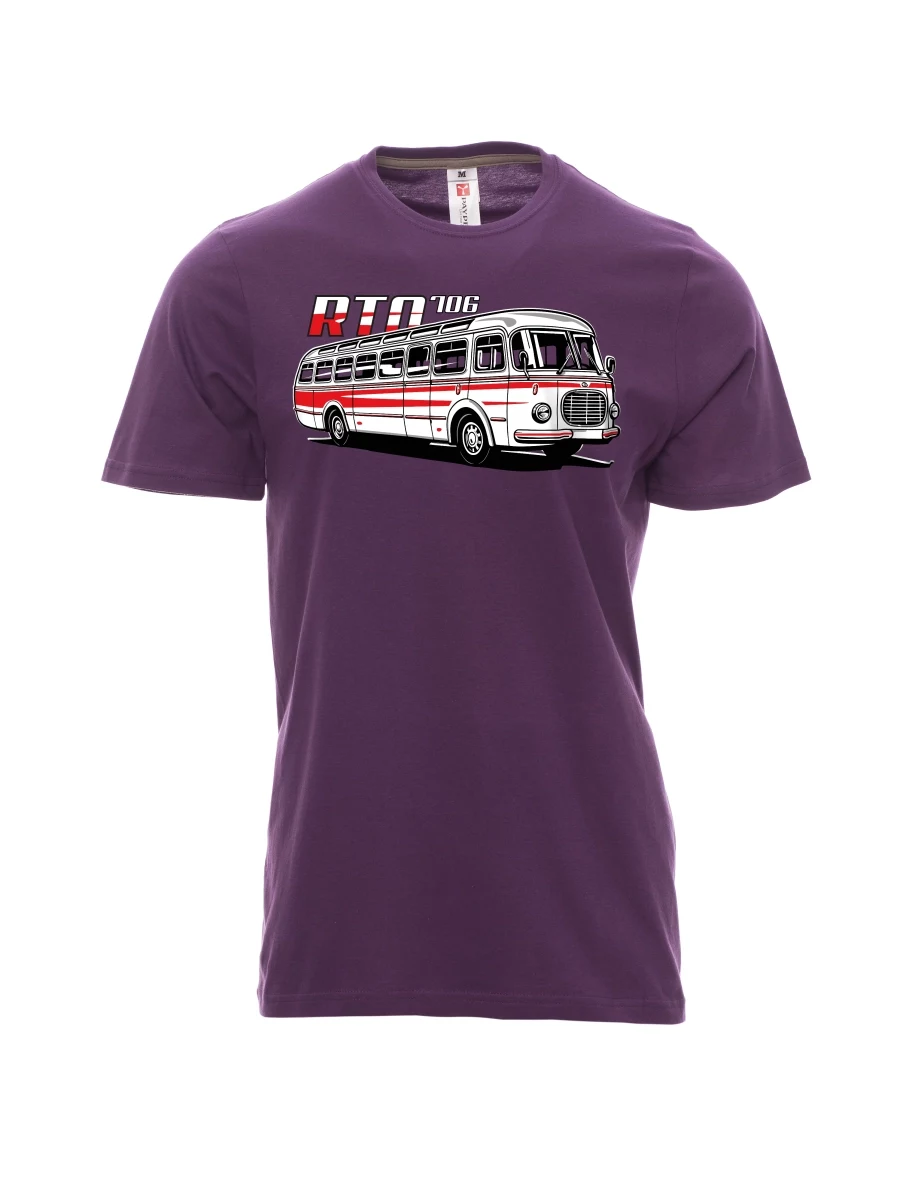 Maglia da uomo viola Autobus RTO 706