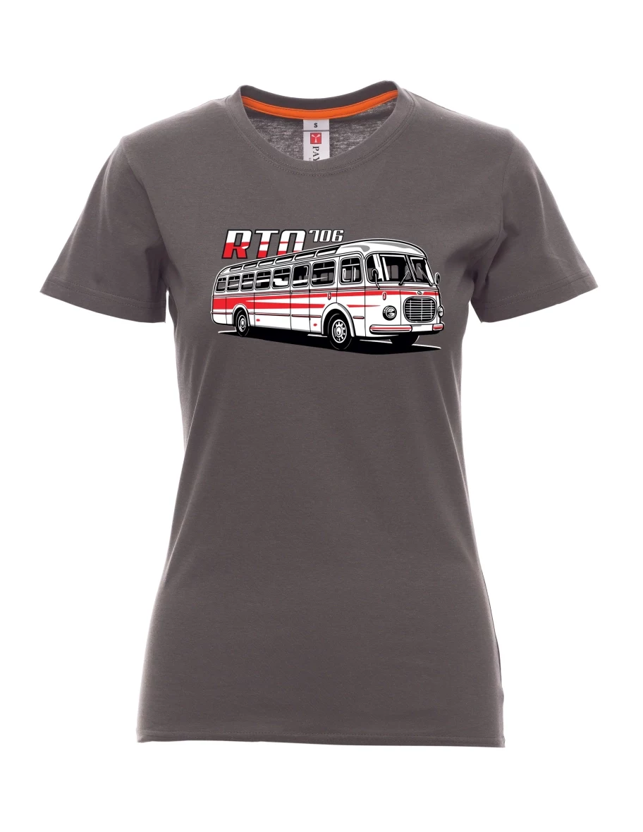 Maglia da donna colore del fumo Autobus RTO 706
