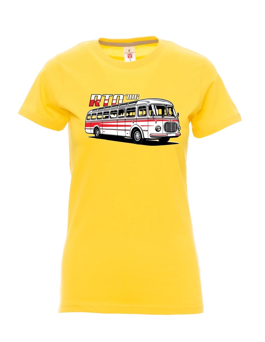 Maglia da donna gialla Autobus RTO 706