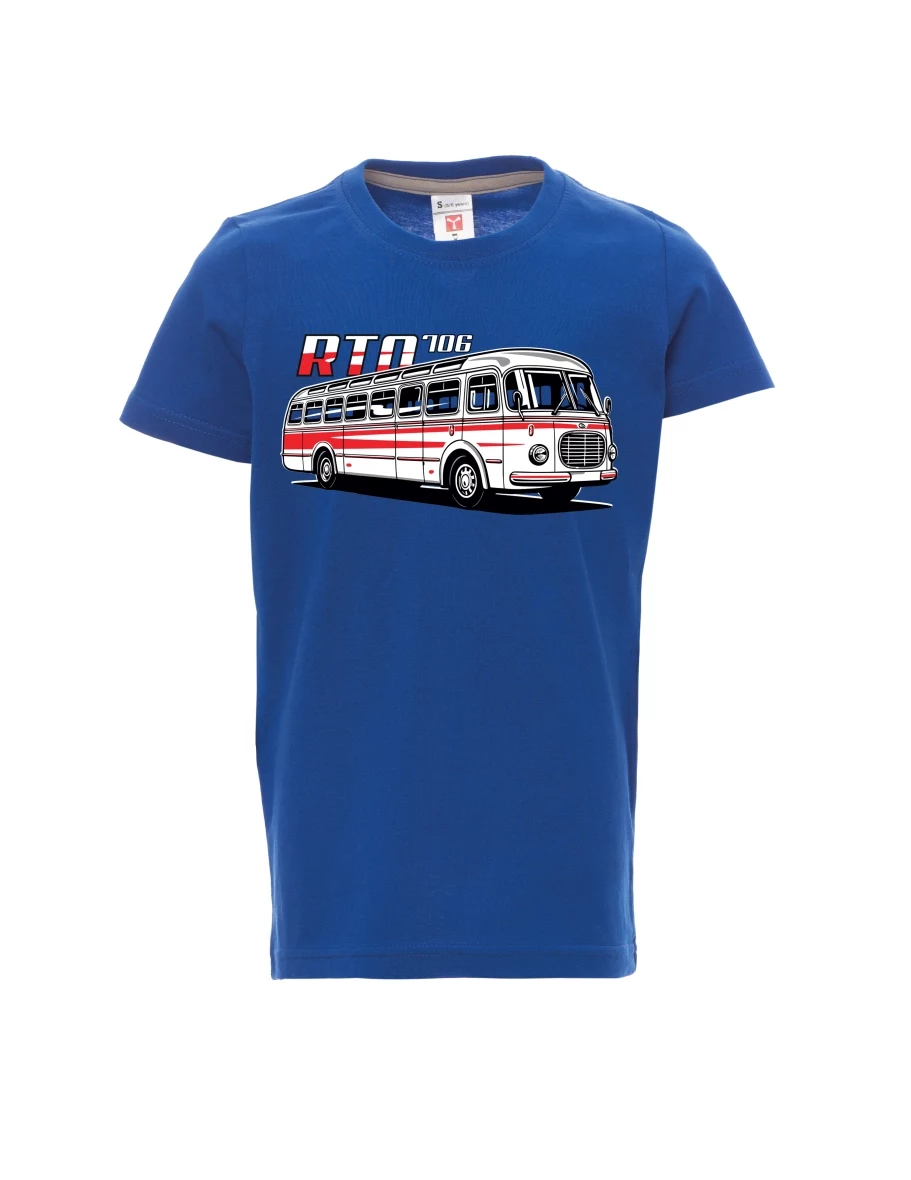 Maglia da bambino blu Autobus RTO 706