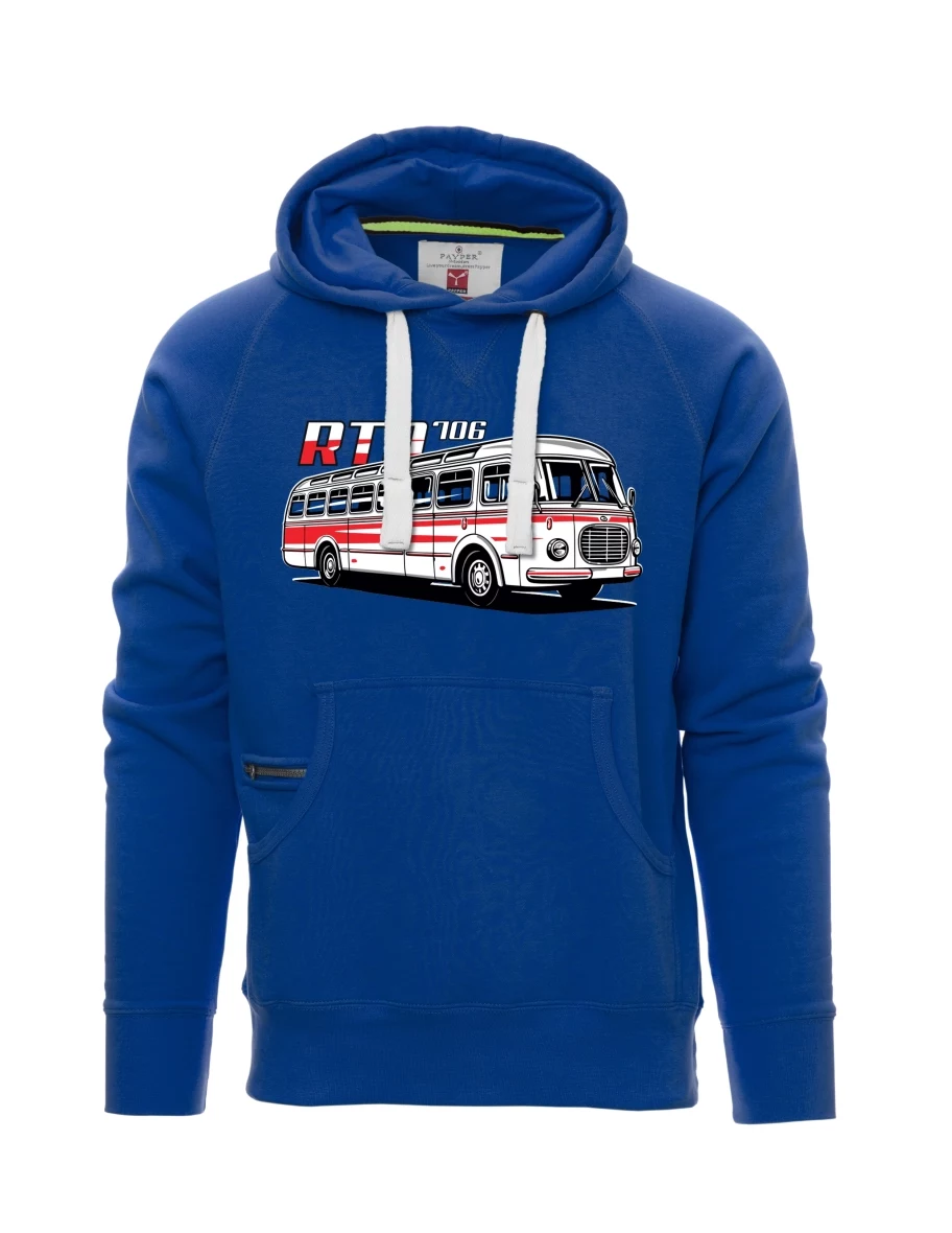 Felpa da uomo blu Autobus RTO 706