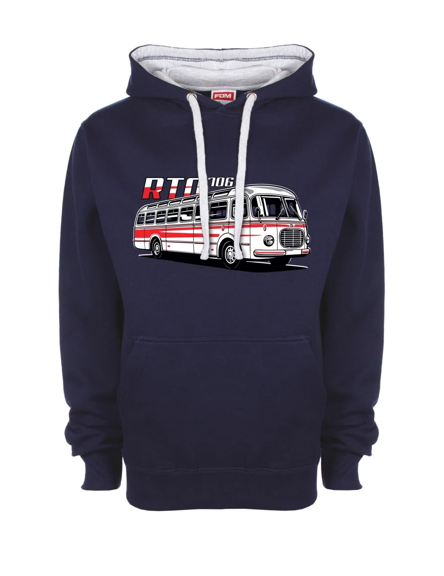 Felpa grigio-blu marino Autobus RTO 706