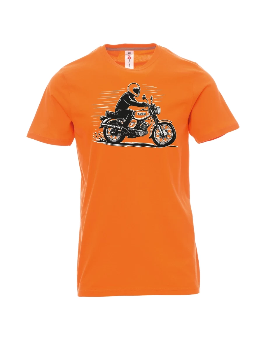 Maglia da uomo arancione Moto Enduro S51