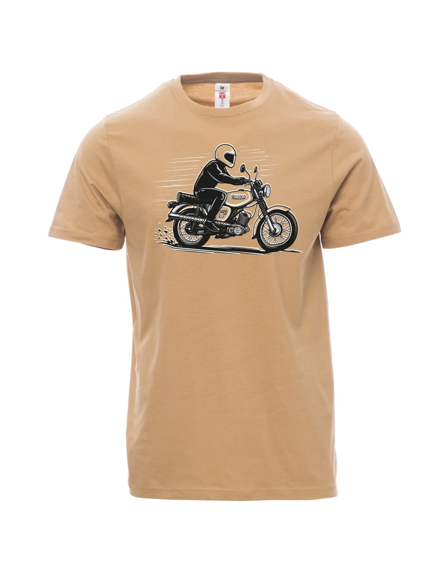 Maglia da uomo marrone Moto Enduro S51