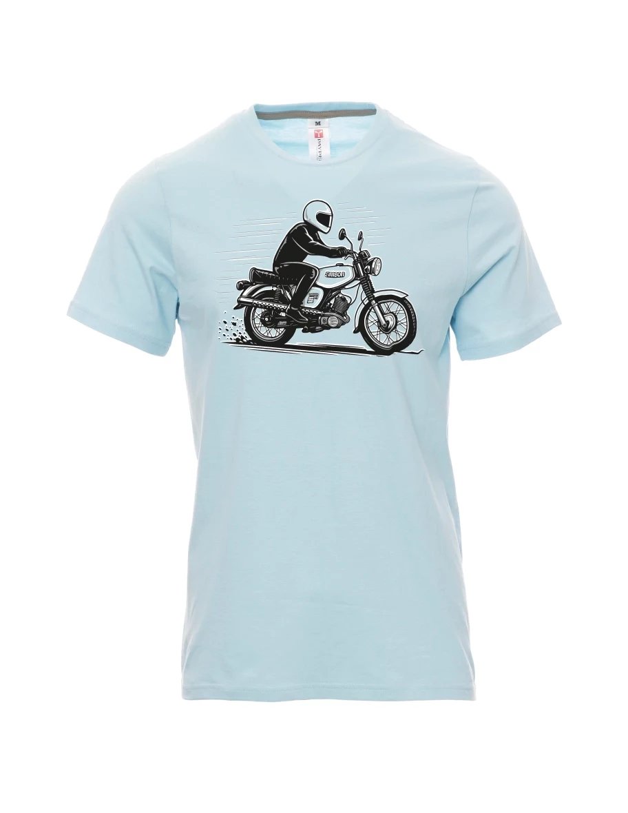 Maglia da uomo blu pallido Moto Enduro S51