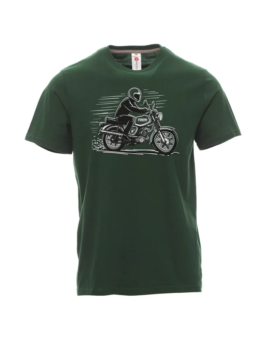 Maglia da uomo verde scuro Moto Enduro S51