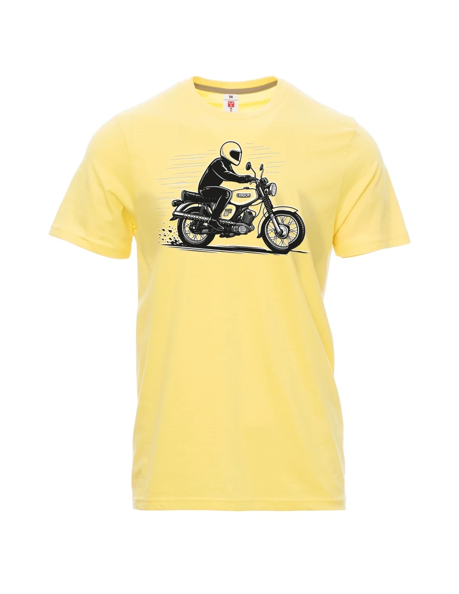 Maglia da uomo giallo chiaro Moto Enduro S51