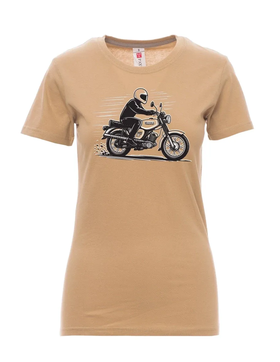 Maglia da donna marrone Moto Enduro S51