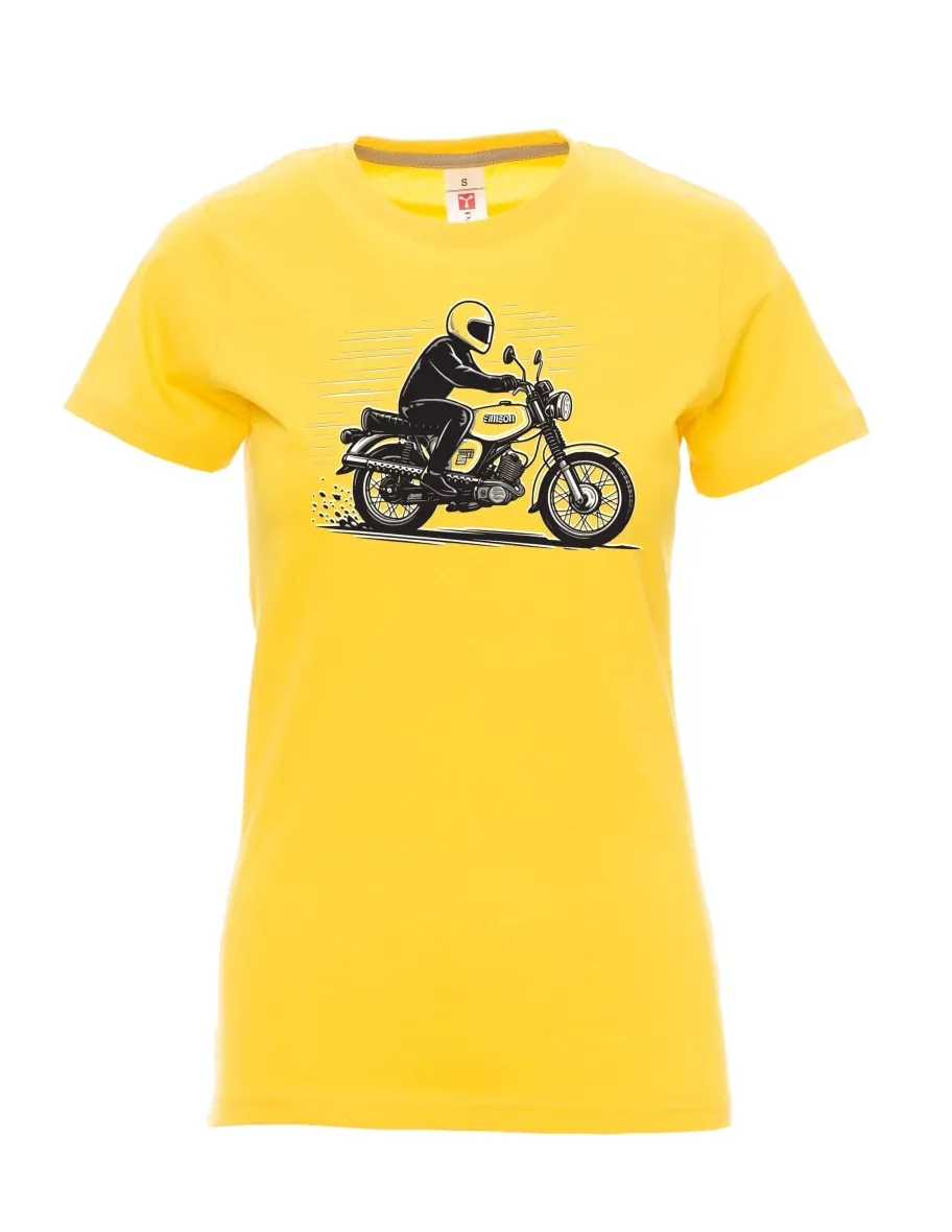 Maglia da donna gialla Moto Enduro S51