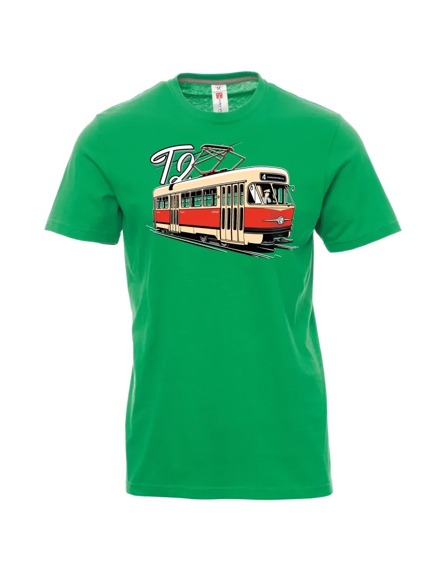 Maglia da uomo verde Tram T2