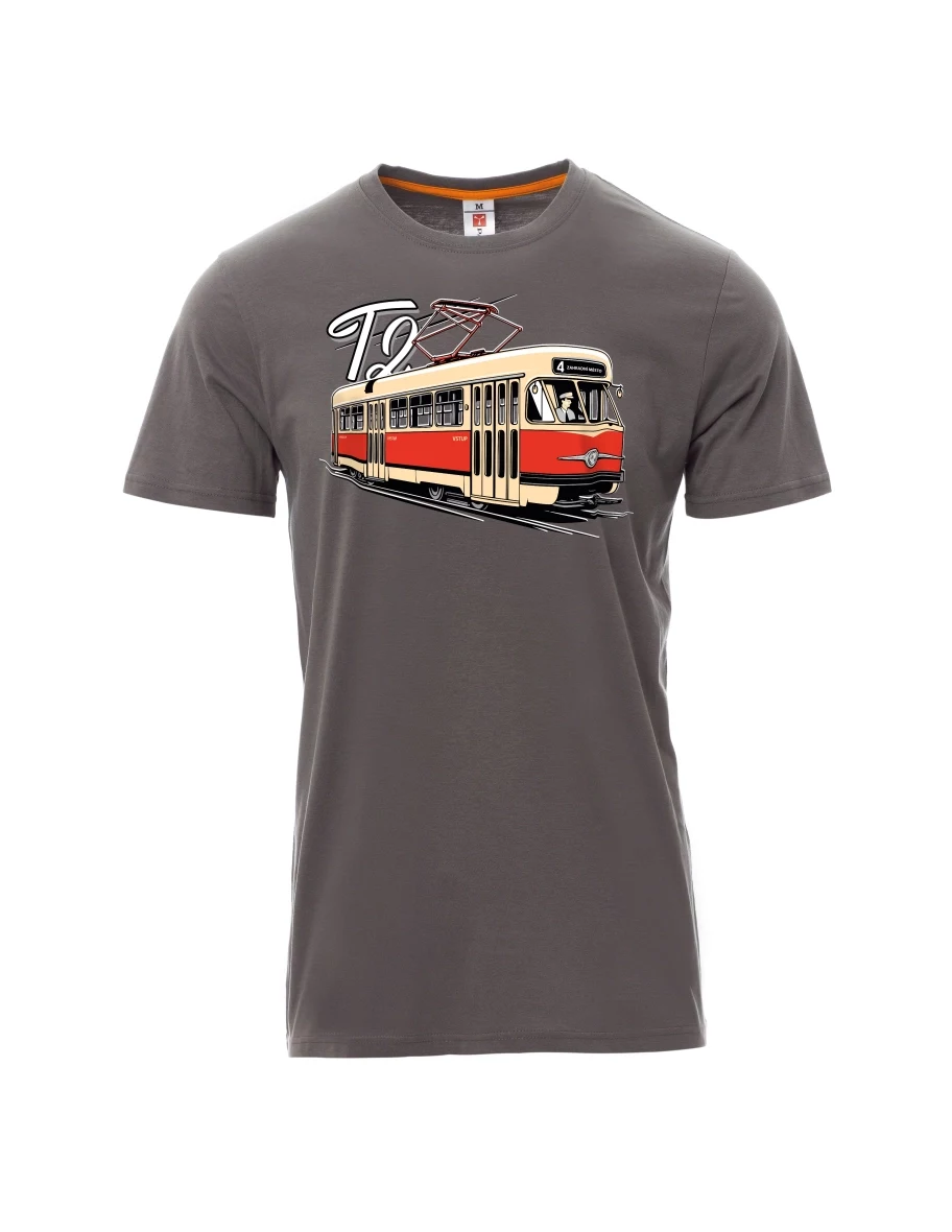 Maglia da uomo grigia Tram T2