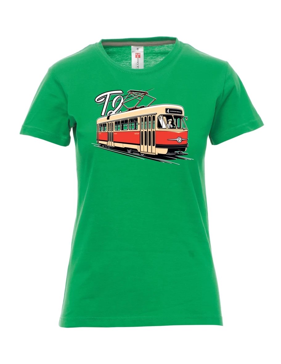 Maglia da donna verde Tram T2