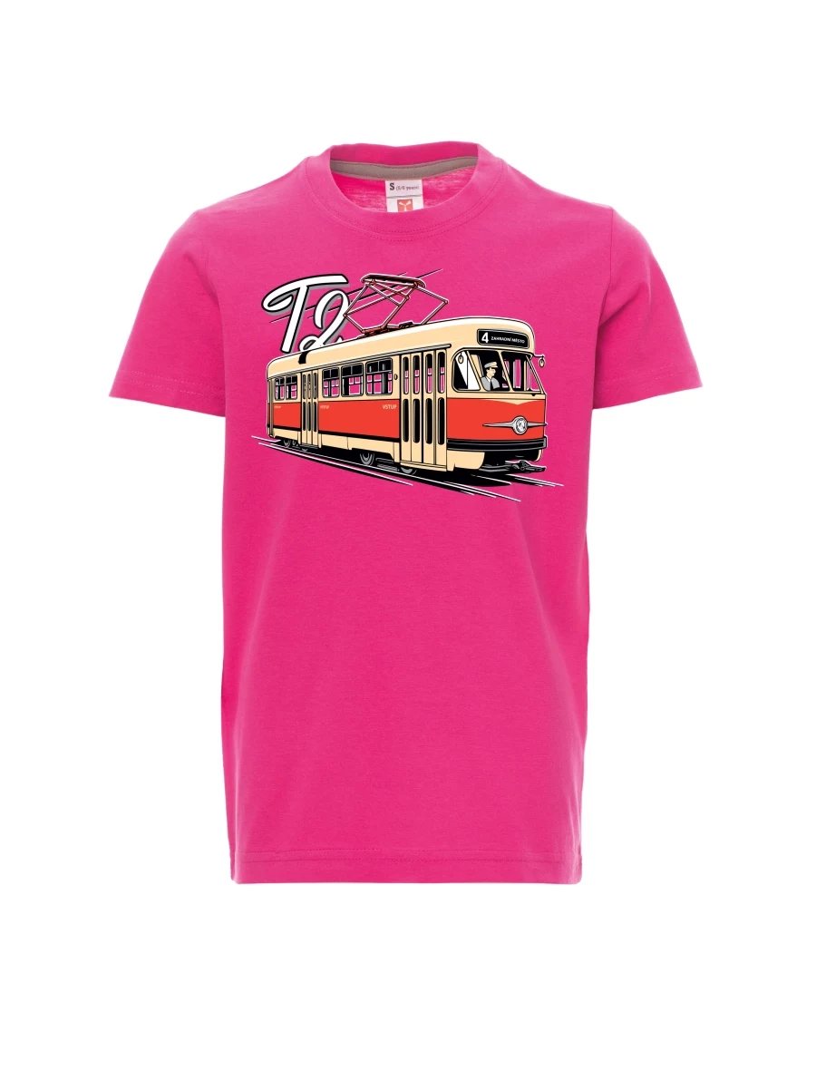 Maglia da bambino rosa Tram T2