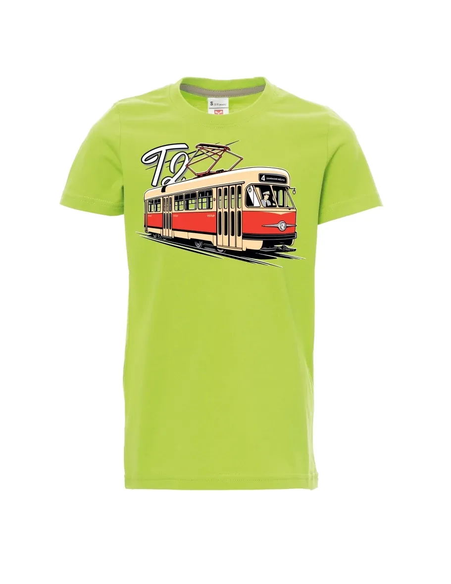 Maglia da bambino verde chiaro Tram T2
