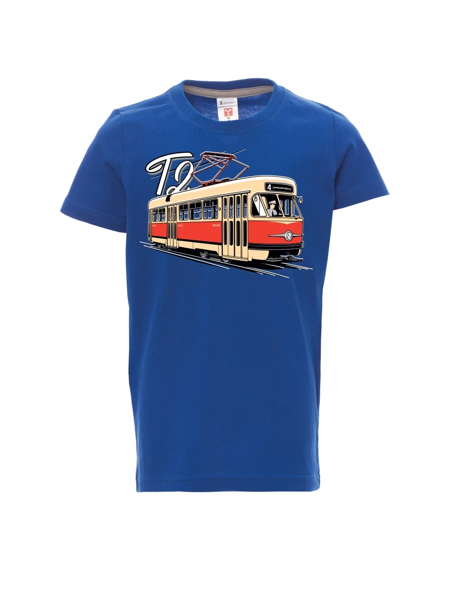 Maglia da bambino blu Tram T2