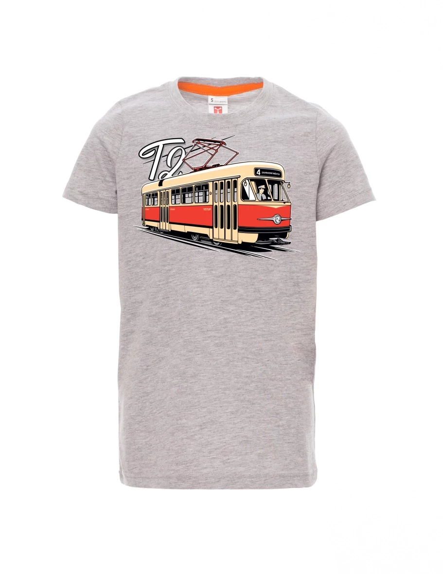 Maglia da bambino grigio melange Tram T2