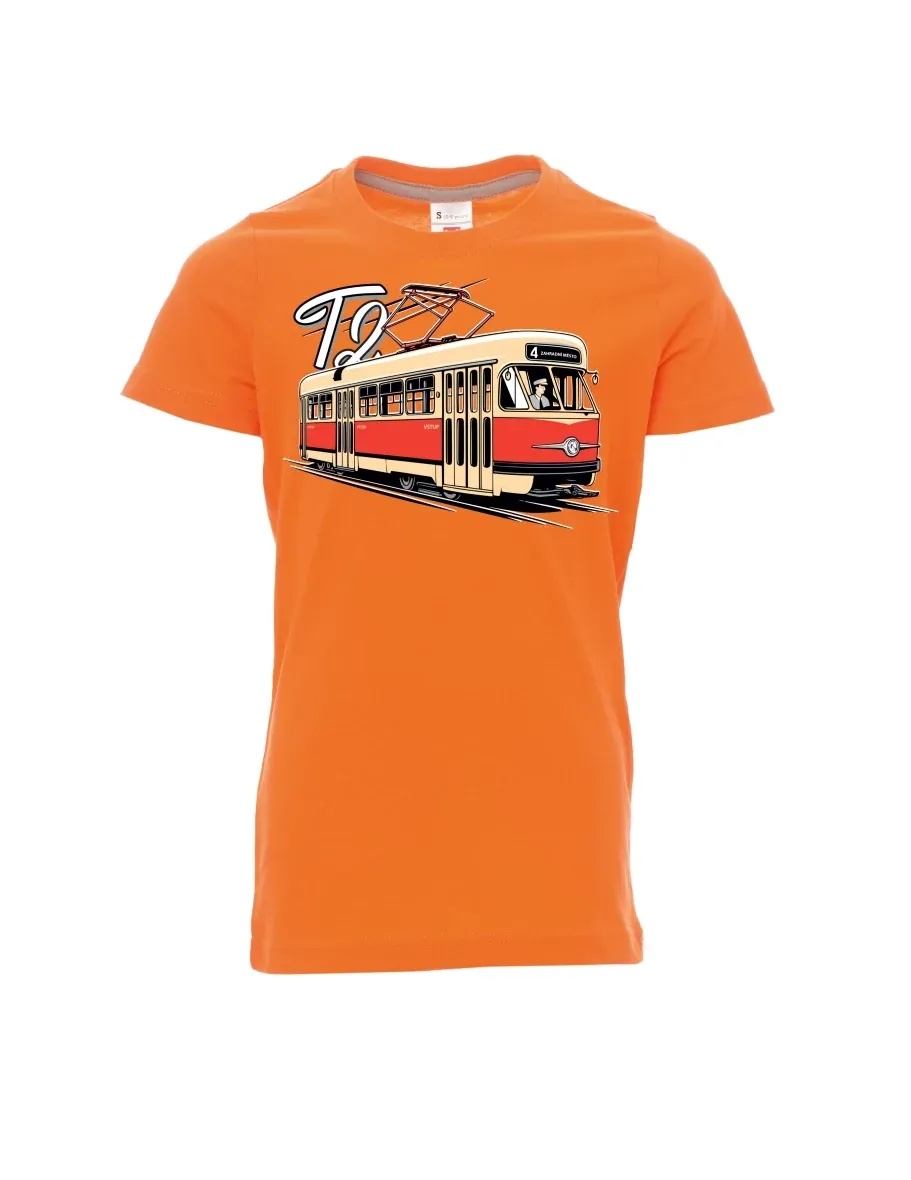 Maglia da bambino arancione Tram T2