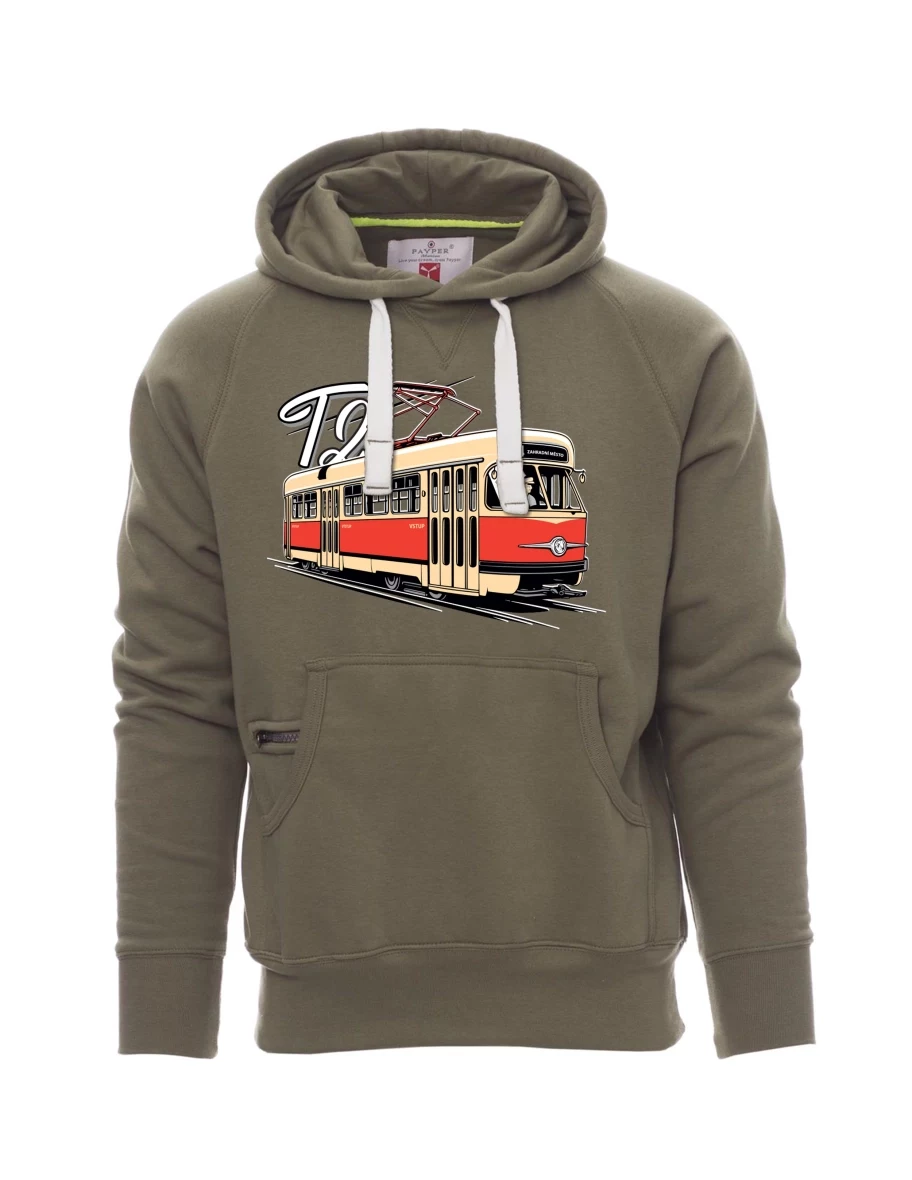 Felpa da uomo cachi Tram T2