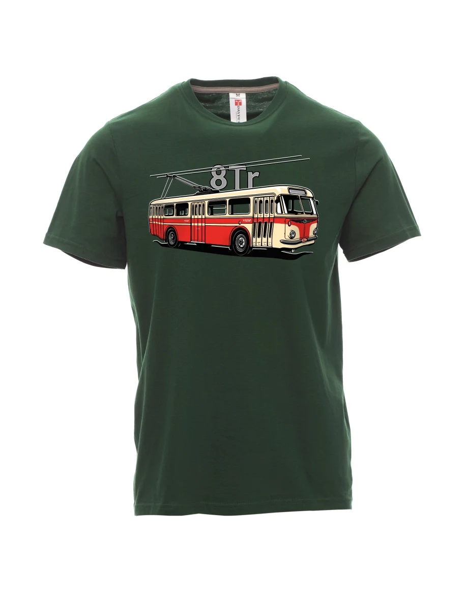 Maglia da uomo verde scuro Filobus 8Tr