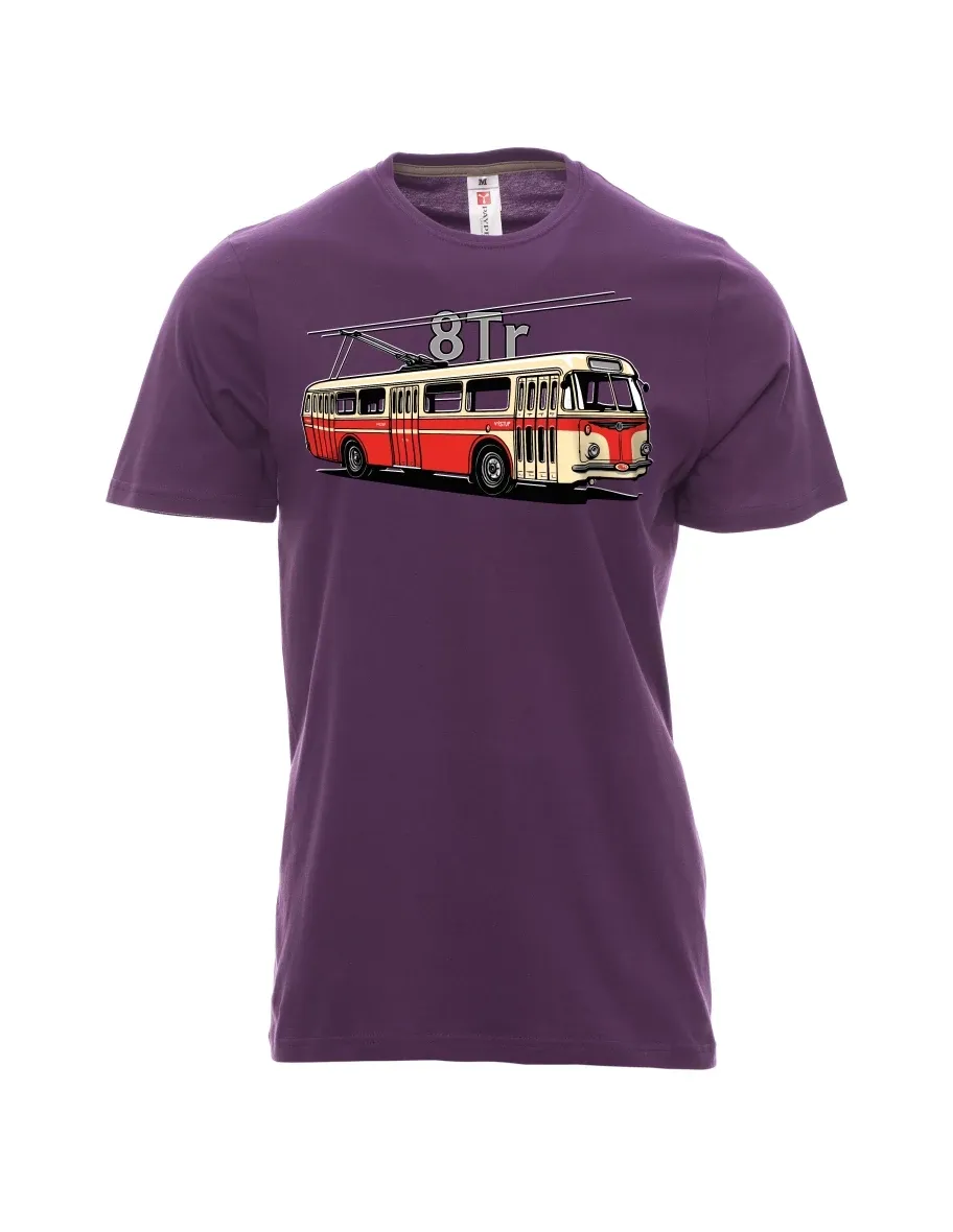 Maglia da uomo viola Filobus 8Tr