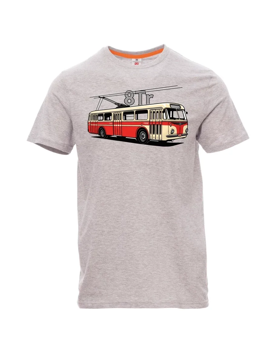 Maglia da uomo grigio melange Filobus 8Tr