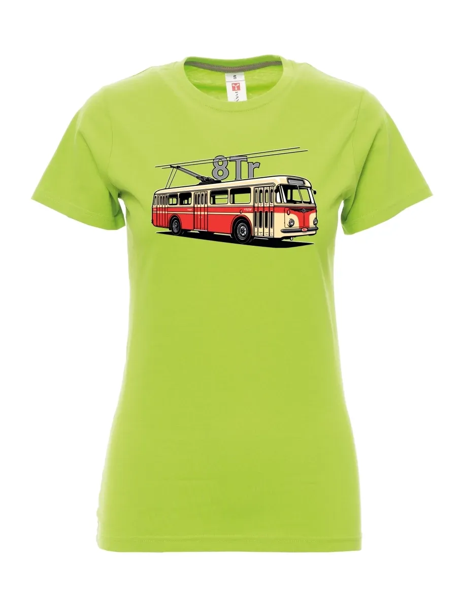 Maglia da donna colore lime Filobus 8Tr